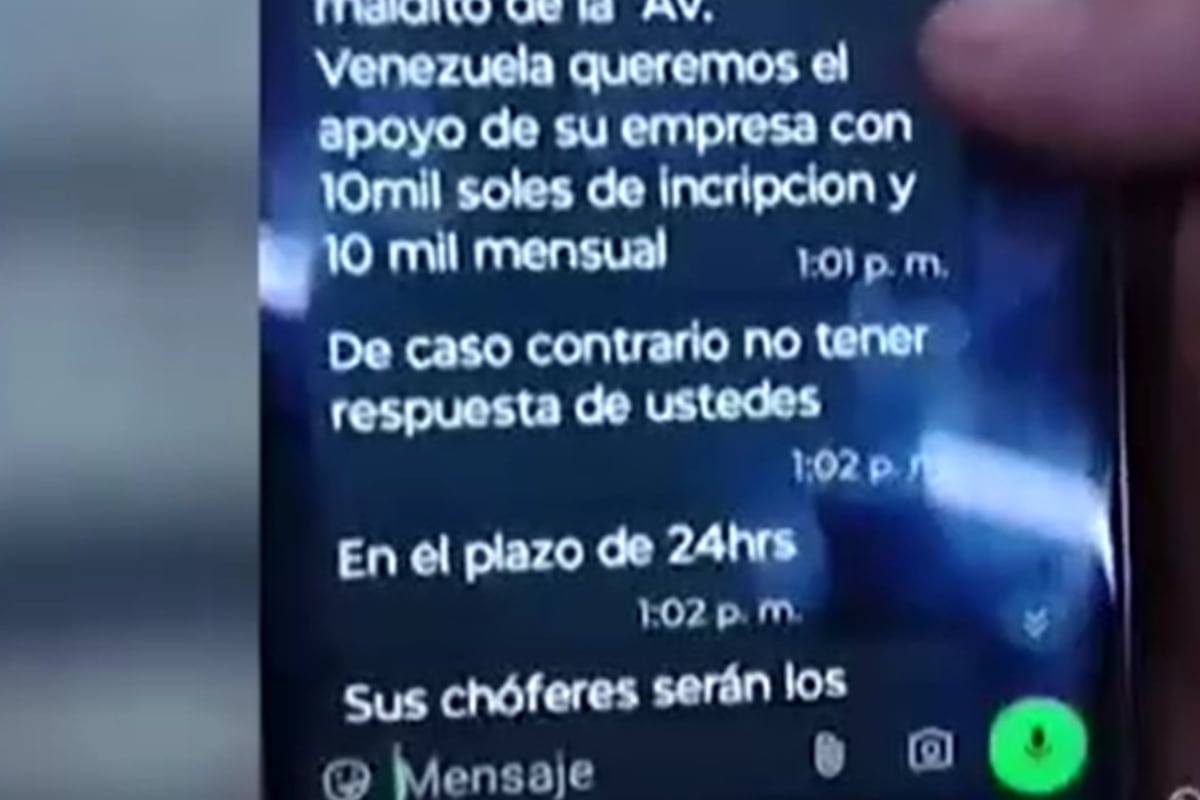 Amenazas criminales obligan a ETCAPSA a suspender operaciones en Lima (Foto: Captura/América Noticias)