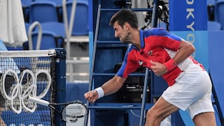 Djokovic se pronunció tras lanzar su raqueta en el duelo por la medalla de bronce en Tokio 2020