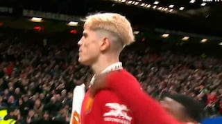 Gol de Garnacho: Manchester United se adelanta a Manchester City en la final de FA Cup | VIDEO