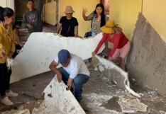 Ayacucho: Colegio Luis Carranza de Huamanga sufre graves daños por lluvias y granizadas