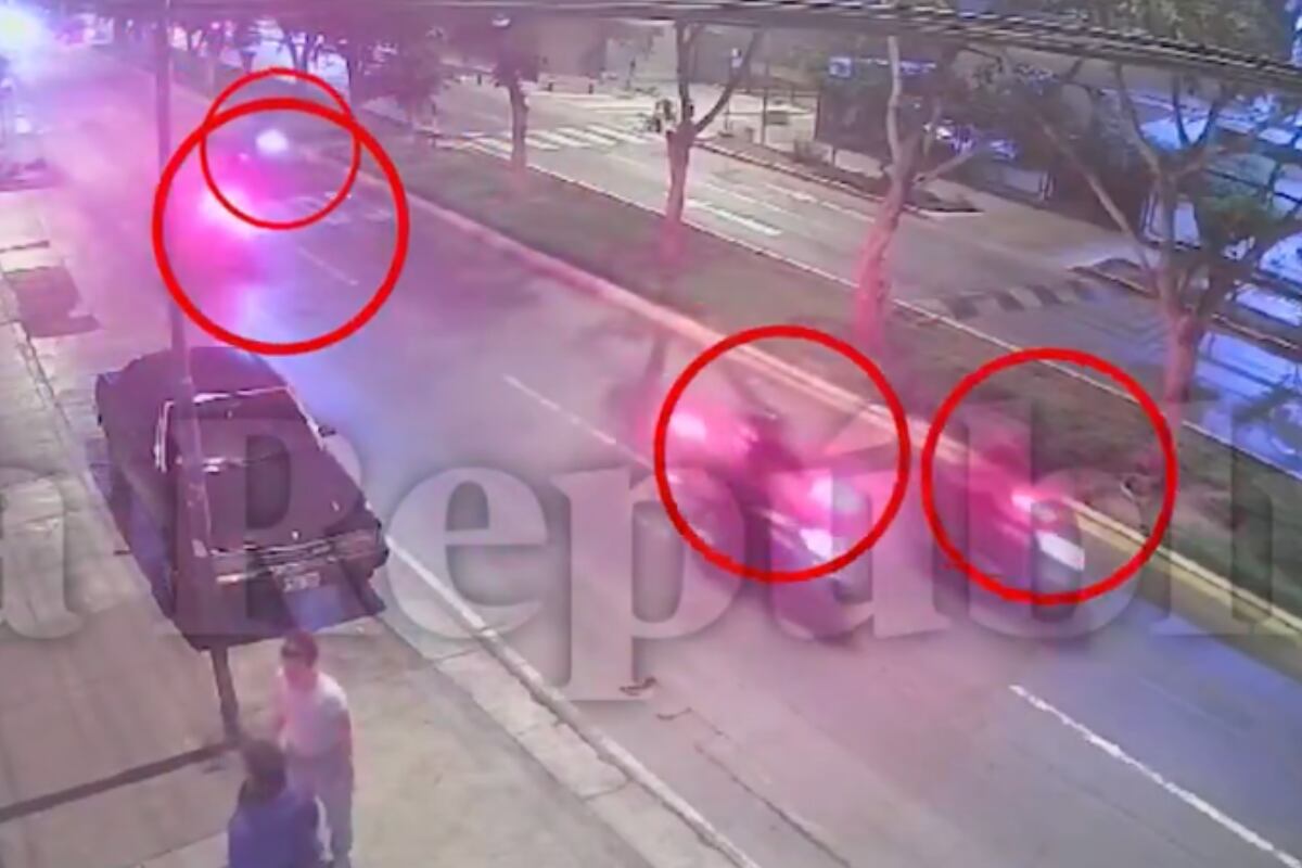 Cámaras de seguridad grabaron segundos antes del ataque a Andrea Vidal, extrabajadora del Congreso. Foto: captura La República