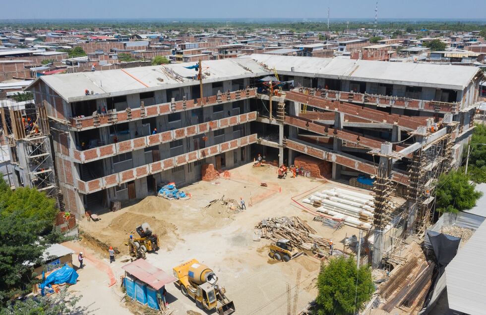 construcción de colegio