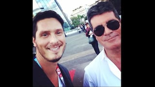 Cristian Rivero y su ‘selfie’ con Simon Cowell en Cannes