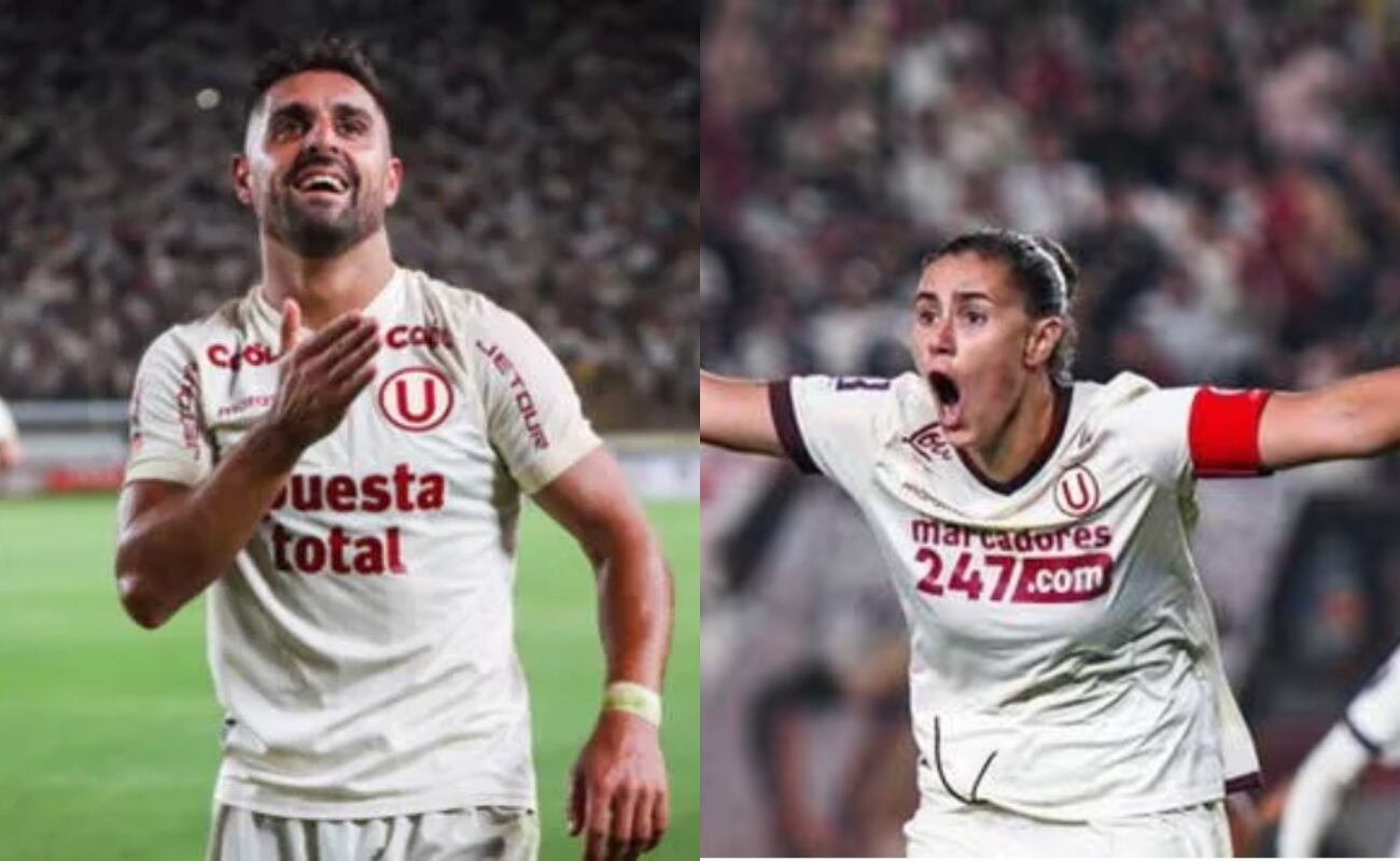 El baile de 'Tito' Urruti y 'Fefa' Lacoste con el que celebraron la estrella 27 para Universitario. (Foto: Composición GEC)