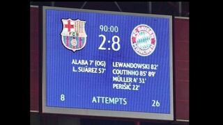 A horas del Barcelona vs. Bayern Múnich: Champions League recordó el 8-2 en Lisboa | VIDEO