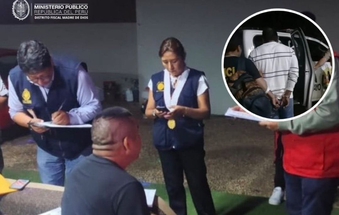 Madre de Dios: alcalde de Tahuamanu es detenido por presunta colusión agravada junto a funcionarios y contratistas. (Foto: Ministerio Público)