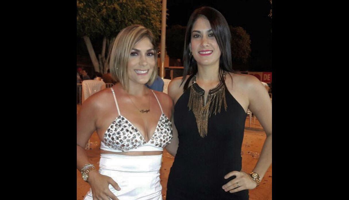Evelyn Vela y Emma Mejía