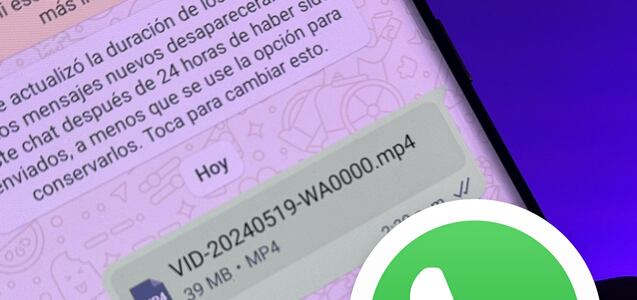 Envía videos pesados en WhatsApp con este truco
