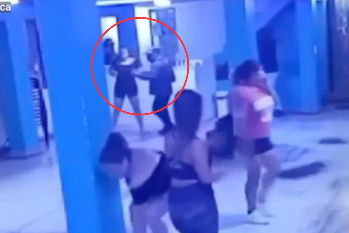 Las cámaras de seguridad registraron el terrible asalto al gimnasio ‘Wepa Fit’. Foto: difusión