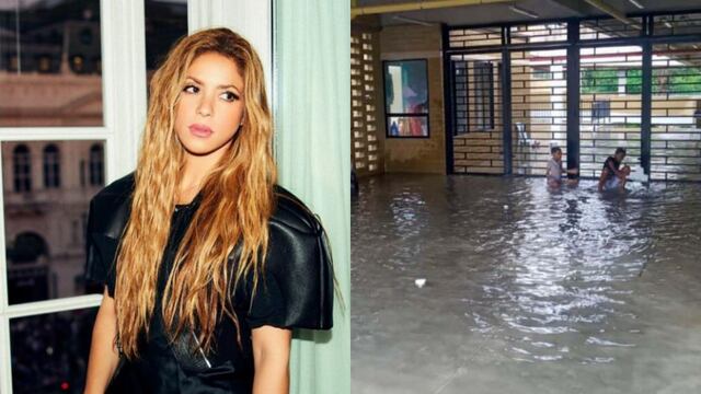 Shakira: se inundó colegio que la cantante inauguró hace un mes en Barranquilla