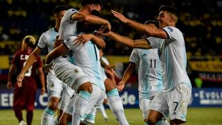 Argentina remontó y ganó por 4-1 a Venezuela en el Preolímpico Sub 23 de Colombia | RESUMEN