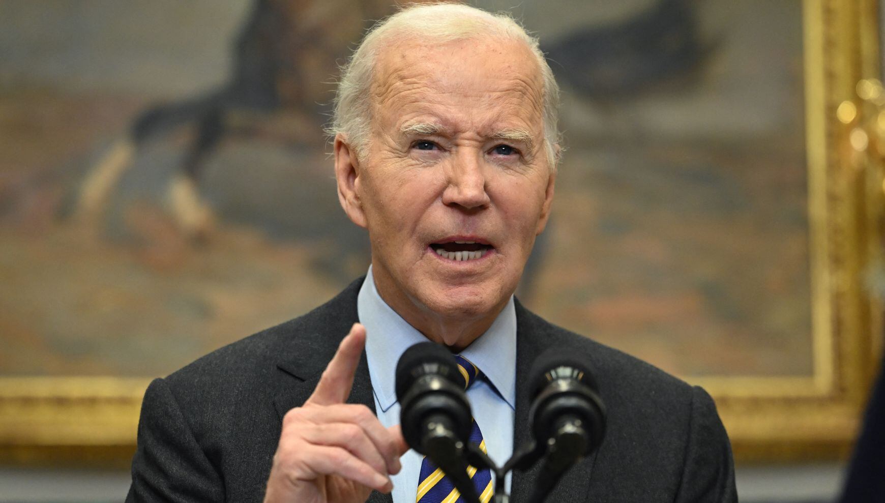 Joe Biden durante sus últimos días como presidente de Estados Unidos en enero de 2025 (Foto: AFP)