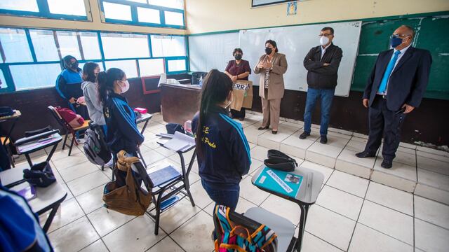 Clases presenciales: 95% de colegios del Callao retornaron a las aulas con 100% de aforo