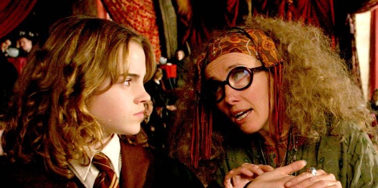 Hermione no le gustaba la clases de a profesora Trewlaney (Warner Bros)
