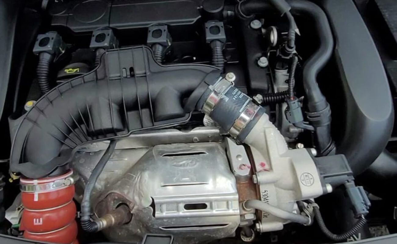 Este es el motor THP (Turbo High Pressure) de 1,6 litros que utiliza el nuevo C4 Cactus. (Foto: Fernando Roca Canales)