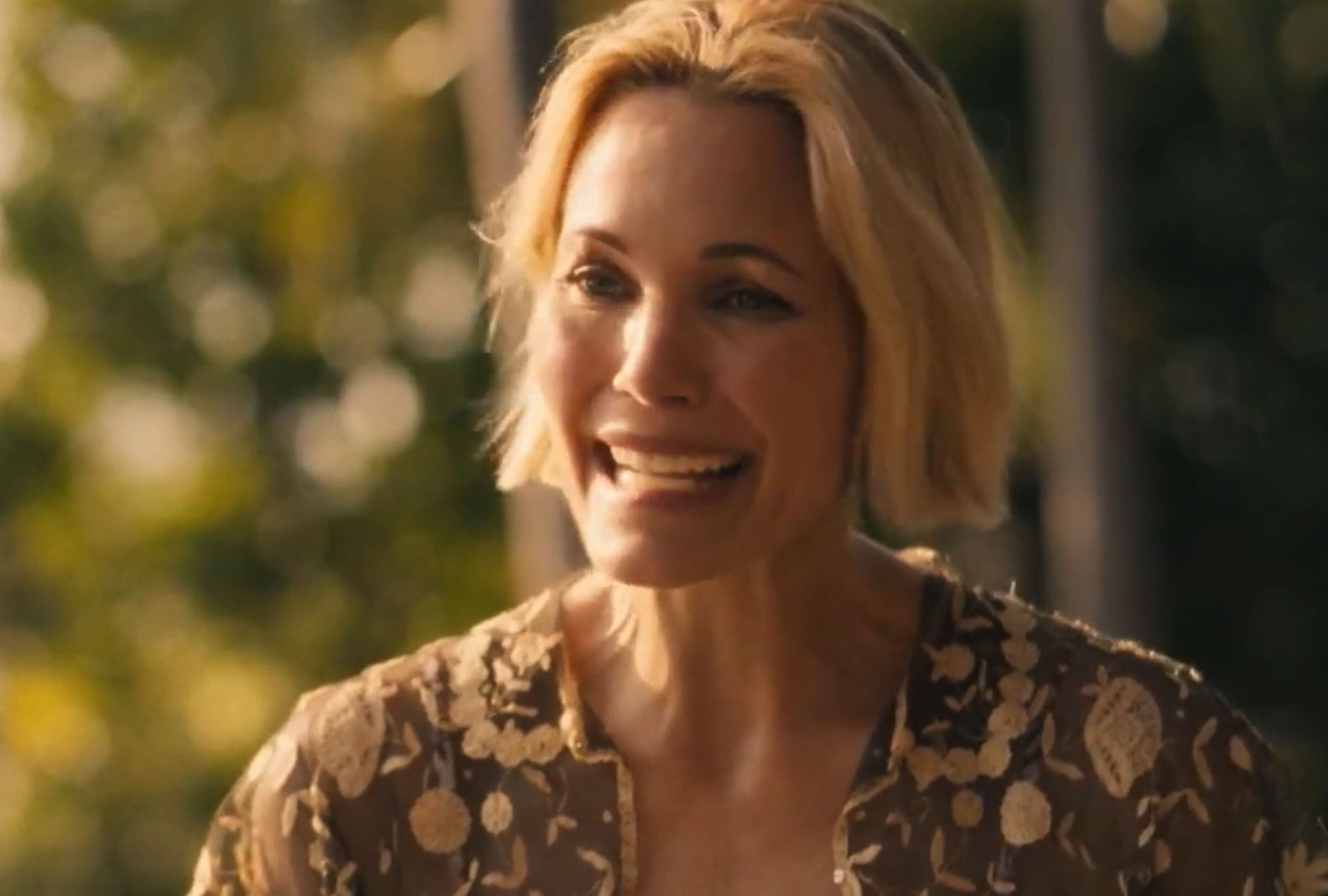 Leslie Bibb como Kate Bohr en la tercera temporada de la serie "The White Lotus" (Foto: HBO)
