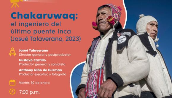 Documental “Chakaruwaq: el ingeniero del último puente inca” fue producido por el Grupo El Comercio