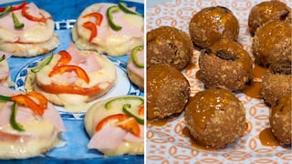 Loncheras nutritivas: cómo preparar galletas de lúcuma y mini pizzas en pan pita