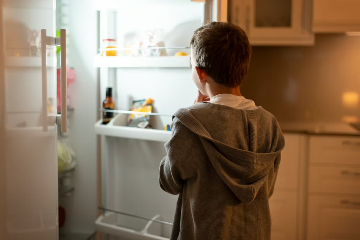 Un niño buscando en la nevera. | Imagen referencial: Freepik