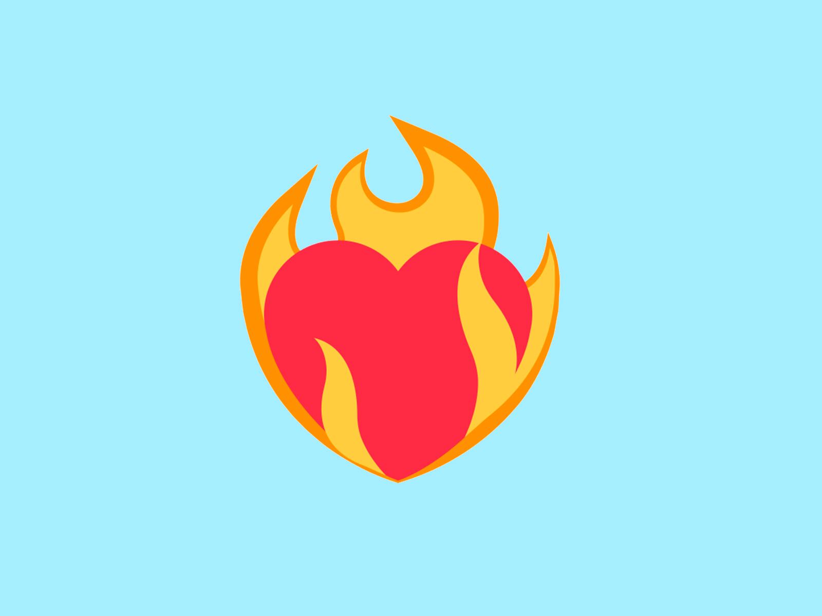 WHATSAPP | Esto significa el corazón en llamas en WhatsApp. Te lo explicamos para que no te confundas al momento de enviarlo. (Foto: Emojipedia)