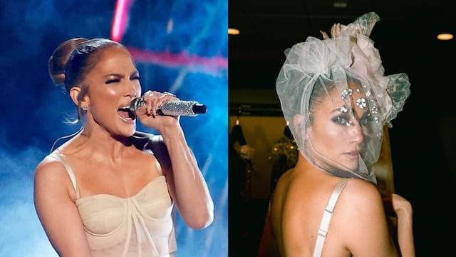 Jennifer Lopez se vistió de novia en los American Music Awards 2021