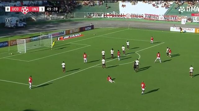 Sebastián Britos y su espectacular atajada para evitar el gol de Unión Comercio ante Universitario | VIDEO
