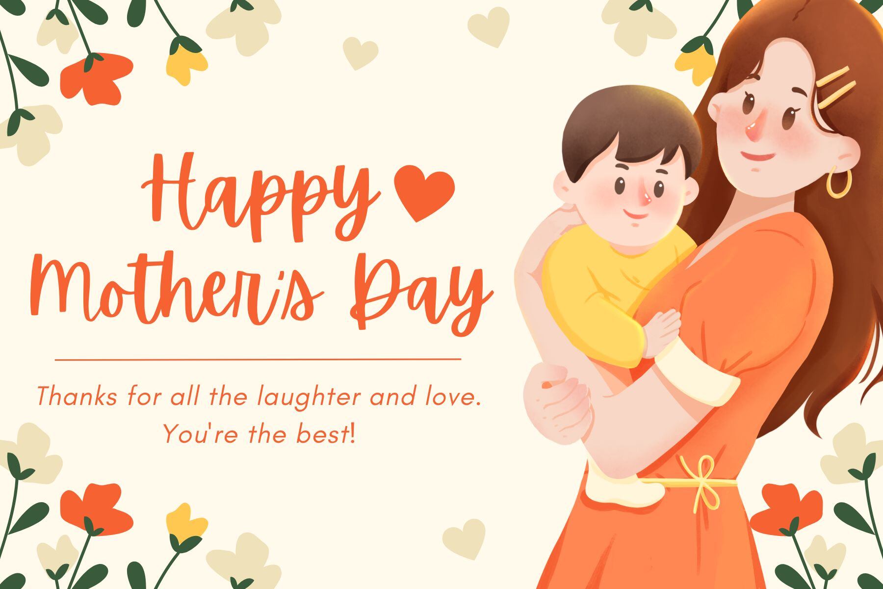 Estas son tarjetas por el Día de la Madre. Foto: Canva