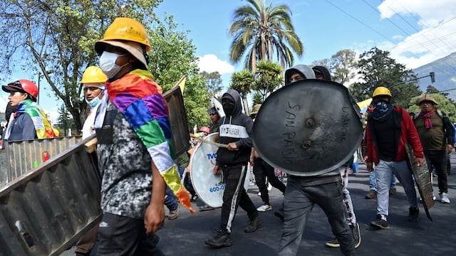 Paro Nacional en Ecuador: manifestantes cortan señales de televisión y de radio en provincia de Tungurahua