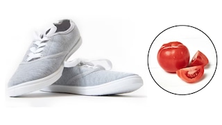 Por qué debes frotar tomate a tus zapatillas