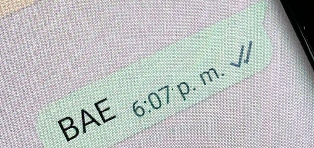 Qué significa la palabra “BAE” en WhatsApp