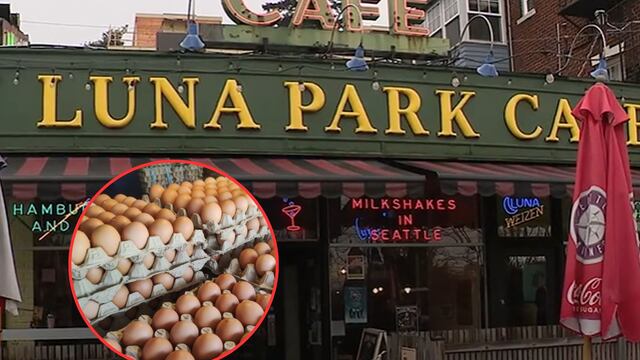 El peculiar robo en un restaurante en Seattle: se llevaron más de 500 huevos del almacén