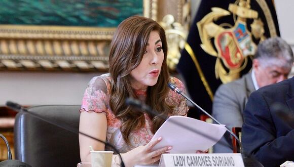 La congresista Lady Camones es actualmente la presidenta de la Subcomisión de Acusaciones Constitucionales del Parlamento. (Foto: Congreso)