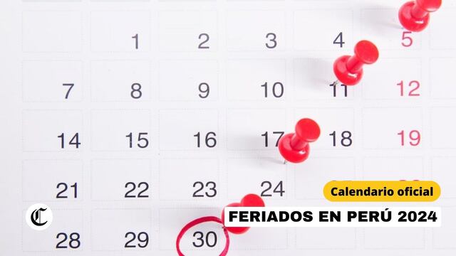 Lo último de feriados y días no laborables en Perú