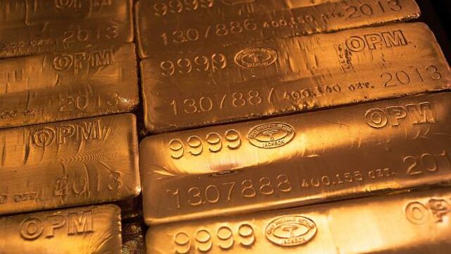Oro opera estable mientras que paladio supera umbral de los US$1.500