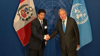 Pedro Castillo se reunió en Nueva York con secretarios generales de la ONU y la OEA