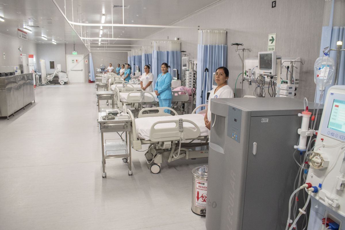 El módulo cuenta con ocho camas para pacientes en estado crítico con todo el equipamiento de última generación.