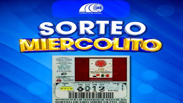  Lotería Nacional de Panamá: resultados del 22 de mayo del sorteo miercolito
