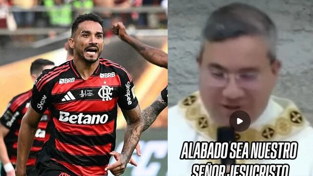 Insólito: sacerdote detiene misa tras gol de Flamengo en final de la Copa Libertadores | VIDEO
