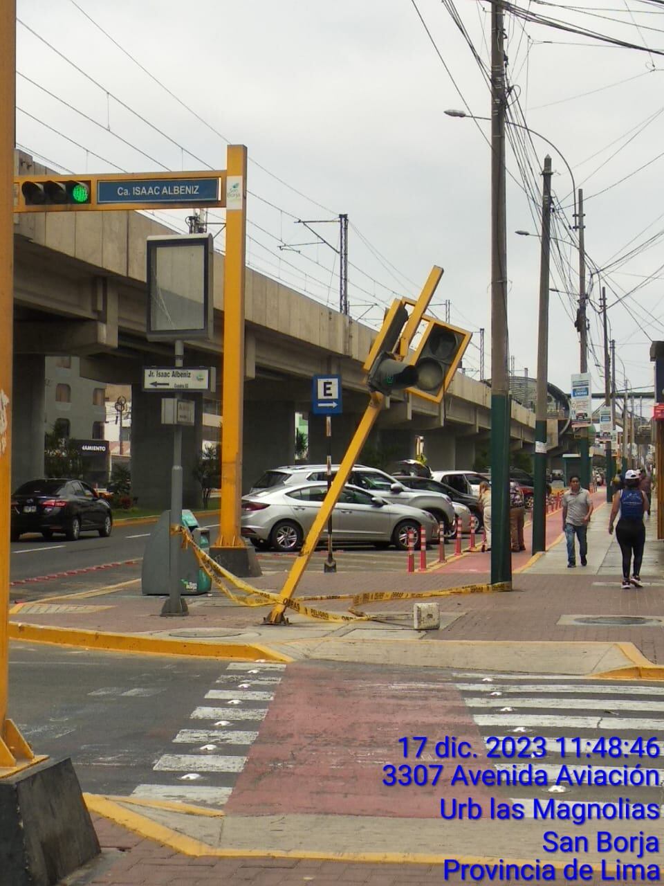 Incidente fue reportado en la página de vecinos de San Borja en Facebook (foto: redes sociales).