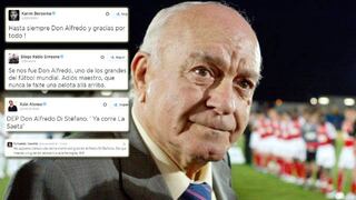 El fútbol mundial rinde tributo a Di Stéfano vía twitter