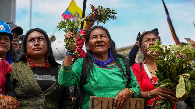 Paro Nacional en Ecuador | Indígenas siguen firmes en protestas: “No nos vamos sin respuesta”
