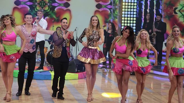 "El gran show": Eyal Berkover y su novia bailaron en "El Desafío" [VIDEO]