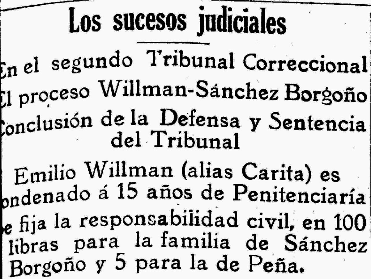 En abril de 1925, la justicia peruana castigó a 'Carita' con 15 años de prisión efectiva. Salió libre recién en 1939. (Foto-titular: GEC Archivo Histórico)