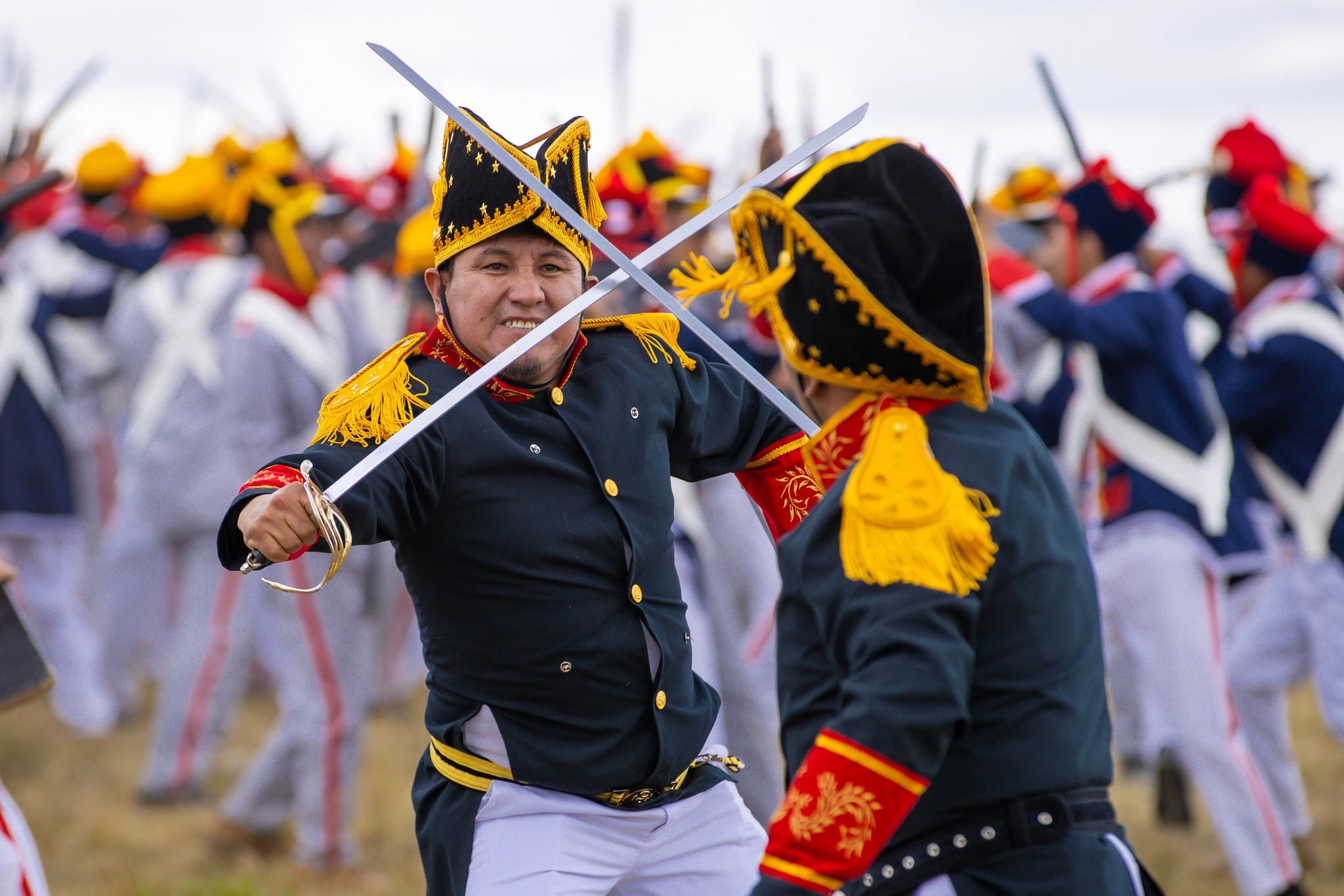 Escenificación de la Batalla de Ayacucho congrega a miles en el 201.° aniversario de la gesta libertadora. (Foto: Gobierno Regional de Ayacucho)