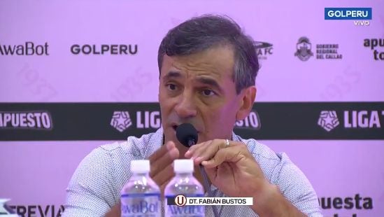 El estratega crema fue muy crítico sobre el césped en el que se jugó el duelo entre ‘U’ y Sport Boys, por la Liga 1 Te Apuesto.