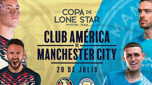 América vs. Manchester City: cuándo juegan por la Copa de Lone Star