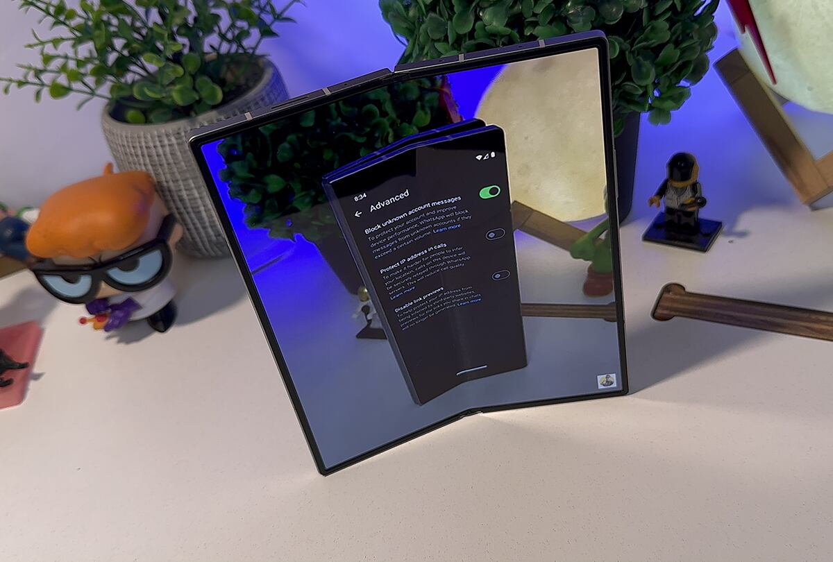 La pantalla interna es de un tamaño de 7,6 pulgadas. (Foto: MAG)