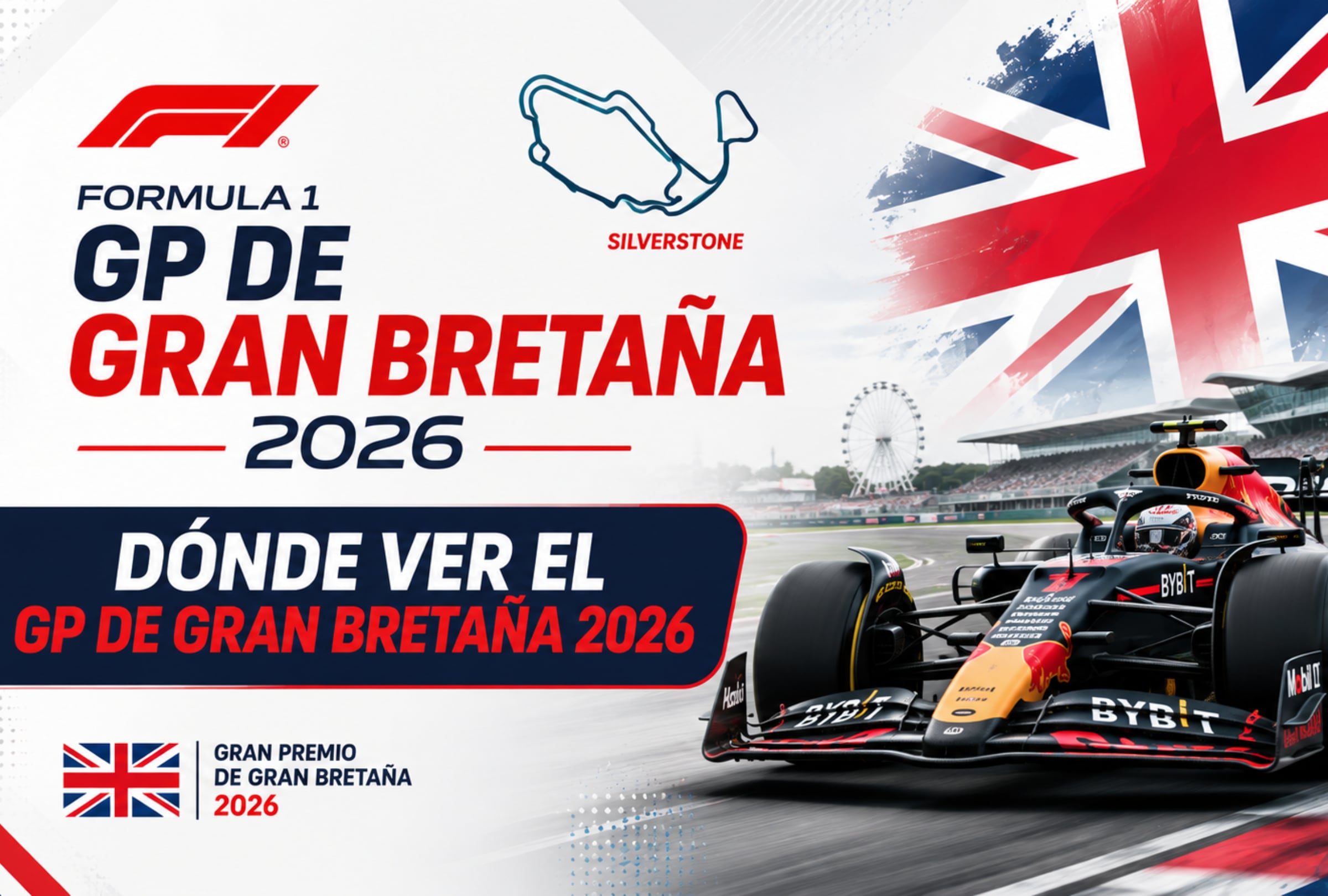 ¿Dónde ver carrera de F1 GP de Gran Bretaña 2026 EN VIVO GRATIS por tv abierta EE.UU. y México?