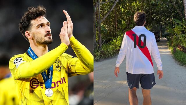 Tremendo lujo: Mats Hummels luce camiseta vintage de la selección peruana de 1978 | FOTO