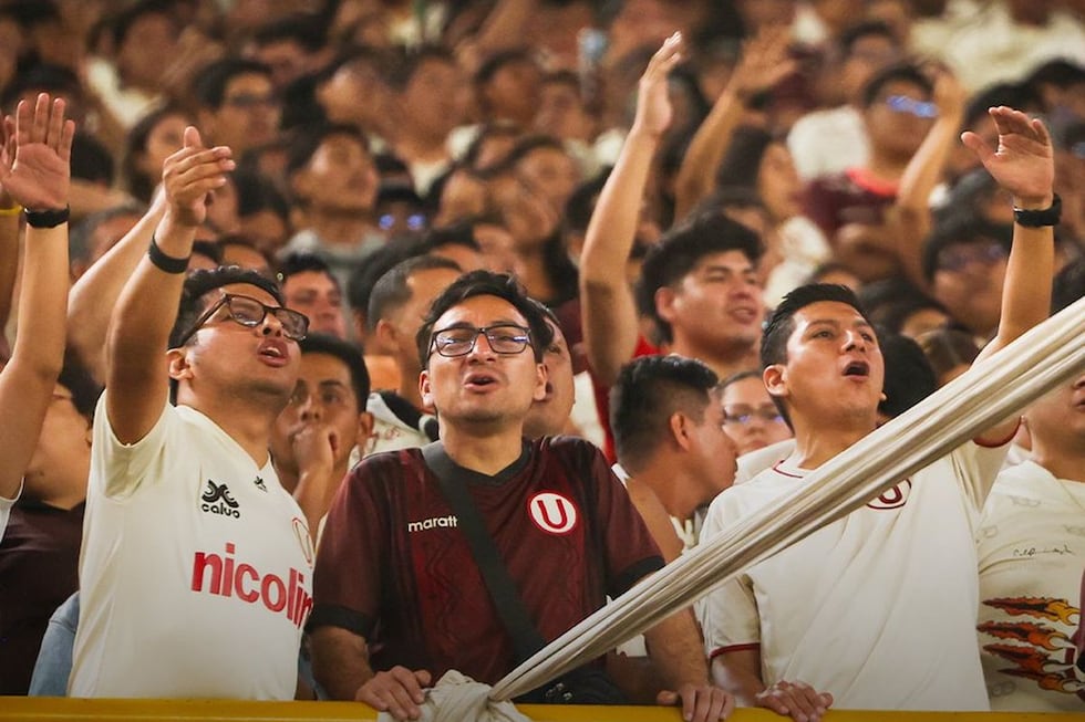 Hinchas de Universitario de Deportes. Foto: Universitario/ X